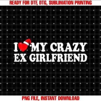 Crazy Ex Love Appareli Love My Crazy Ex Girlfriend Heart Love My Ex Gf Christmas Tee