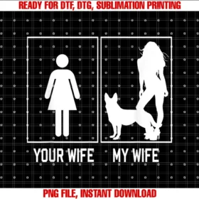 Crazy Family Dogs Addict Llcyour Wife My Wife German Shepherd Funny for Husband Tee