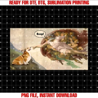 Creation of Adam Parody Shirts Giftsboop the Snoot of Welsh Corgi Funny Korgi Dog Meme Tee