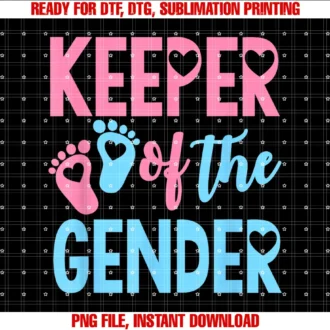 Creatives Cogender Reveal Keeper of the Gender Gender Reveal Tee