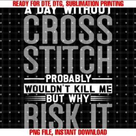 Cross Stitch Giftscross Stitch Zip Hoodie Tee