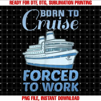 Cruise Clothingvalmar Gearborn to Cruise Forced to Work Funny Vacation Cruise Tee