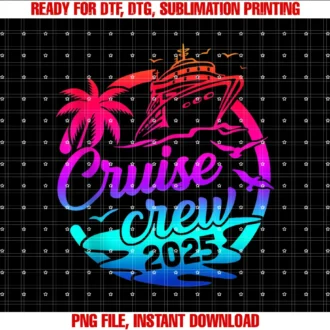 Cruise Crew 2025 Summer Vacation Trip Funny Groupcruise Crew 2025 Summer Vacation Trip Funny Matching Group Tee