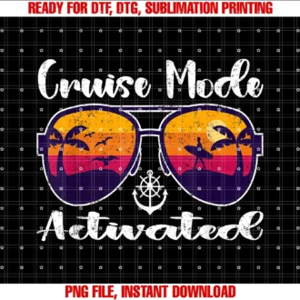 Cruise Mode Activated Cruisecruise Mode Activated Vacation Funny Family Matching Group Tee