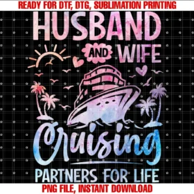 Cruise Partners or Couples Vacation Matching Teehusband and Wife Cruise Partners for Life Cruise Vacation Tee
