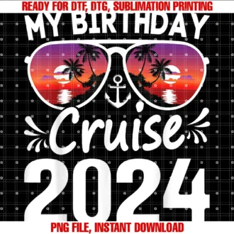 Cruise Squad 2024 Vacation Tee Boat Accessoriesmy Birthday Cruise 2024 Cruise Birthday Party Vacation Group Tee