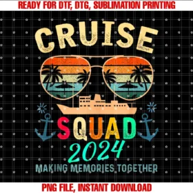 Cruise Squad Summer Vacationcruise Squad 2024 Family Vacation Matching Group Summer Tee