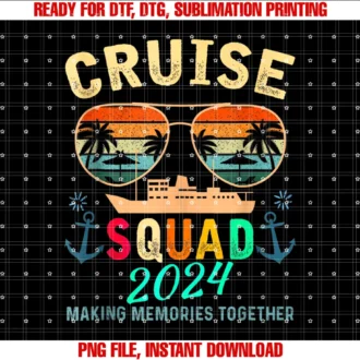 Cruise Squad Summer Vacationcruise Squad 2024 Family Vacation Matching Group Summer Tee