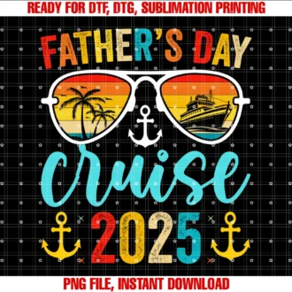 Cruise Trip Vacation Dad Fathers Day Teesfathers Day Cruise 2025 Retro Cruiser Dad Cruise Vacation Tee