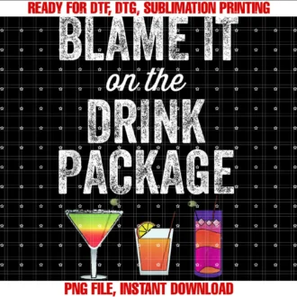 Cruise Vacation Apparelblame It on the Drink Package Funny Cruise Cruiser Tee