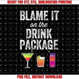 Cruise Vacation Apparelwomens Blame It on the Drink Package Funny Cruise Cruising Cruiser Tee