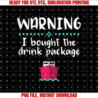 Cruise Vacation Shirts Apparelwomens Warning I Bought the Drink Package Cruise Cruising Vacation Tee