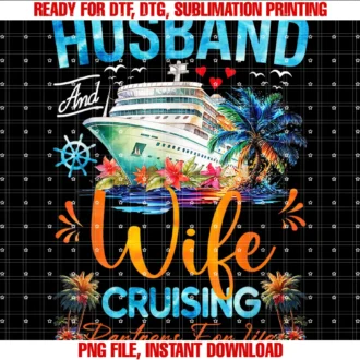 Cruising Cruise Vacation Husband Wife Couplematching Couple Shirt Husband Wife Cruising 2025 Tee Cruise Tee