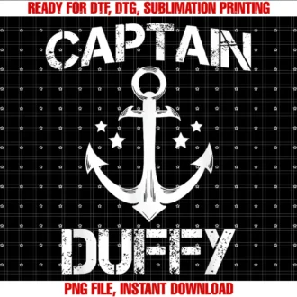 Custom Boat Sailor Christmas Last Name Hat Skippercaptain Duffy Funny Birthday Personalized Surname Clan Gift Tee