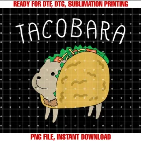 Cute Capybarastacobara Taco Capybara Shirt Tee