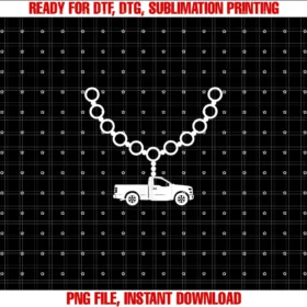 Cute Car Truck Owners Camper Loverspickup Truck Driver Funny Graphic Chain Necklace Owner Tee