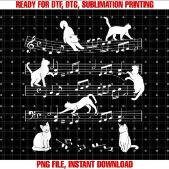 Cute Cat Kitty Playing Music Note Cat Music Loverscute Cat Kitty Playing Music Note Clef Musician Art Tee