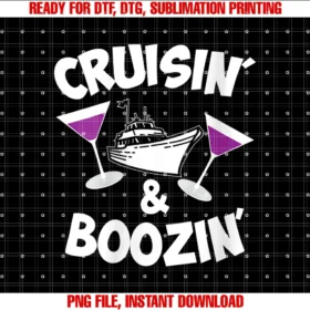 Cute Drinking Ocean Trip Summer Vacation Cruisingwomens Cruisin Boozin Cool Alcohol Drinkers Funny Cruise Gift Tee