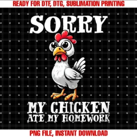 Cute Farmer Farm Animal Lover Chicken Youths Kidsfunny Chicken Lovers Boys Gifts My Chicken Ate My Homework Tee