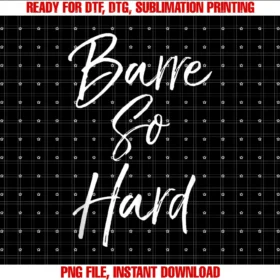 Cute Fitness Workout Design Studiofunny Workout Quote for Women Cute Barre So Hard Tee