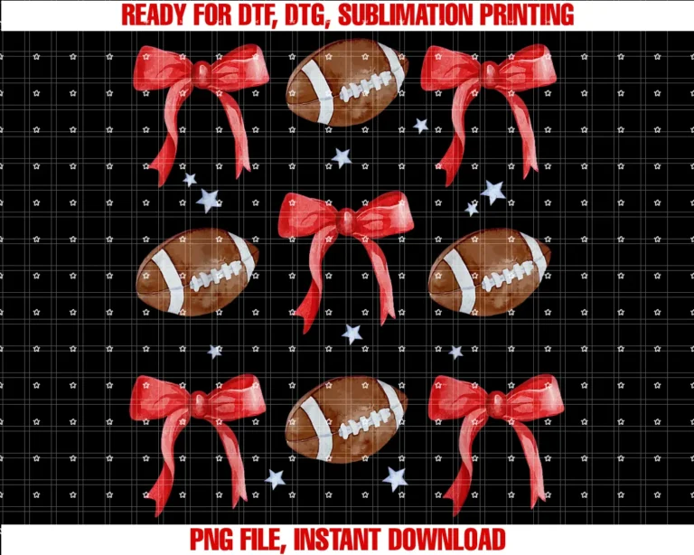 Cute Football Coquette Bow Tees Women Kids Apparelfootball Coquette Bow Football Mom Game Day Women Girls Kids Tee