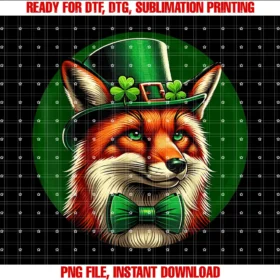 Cute Fox Shamrocks St Patricks Dayfunny Fox Shamrocks St Patricks Day Animal Lover St Patricks Tee
