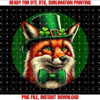Cute Fox Shamrocks St Patricks Dayfunny Fox Shamrocks St Patricks Day Animal Lover St Patricks Tee