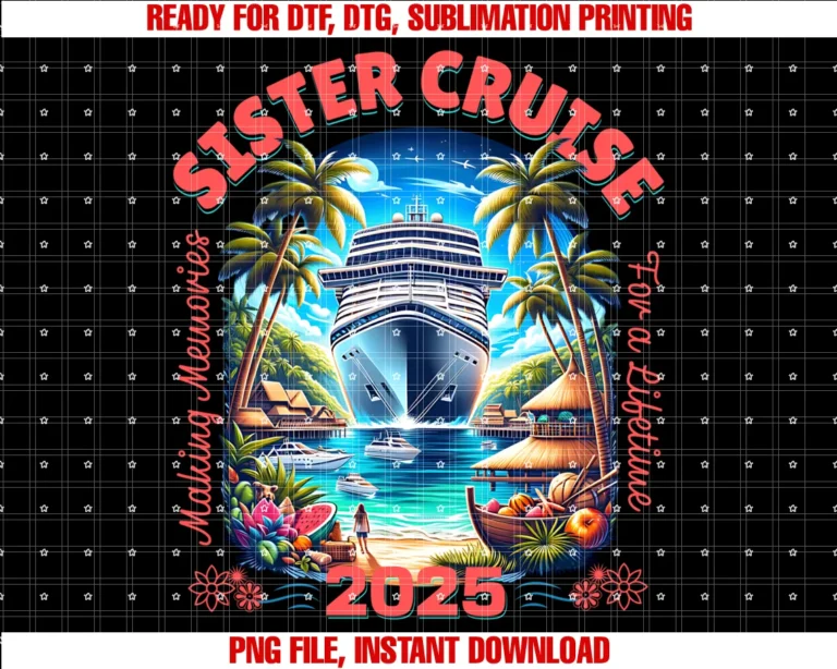 Cute Girls Trip Cruise 2025 Vacation Party Shopfun Matching Womens Girls Besties Sister Cruise 2025 Tee