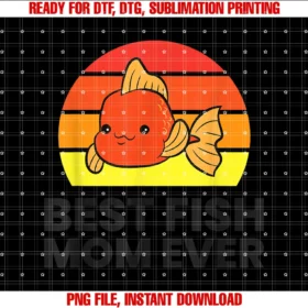 Cute Goldfish Owner Teesgoldfish Mom Aquarium Fish Tank Best Fish Mom Ever PNG, Sublimation Design