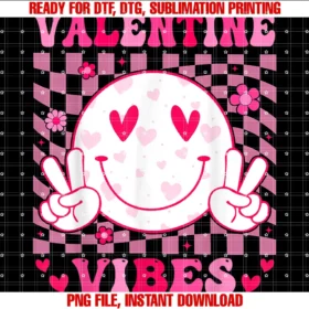 Cute Hippie Face Valentine Vibes Matching Couplesgroovy Valentines Day Shirts for Girl Women Valentine Vibes Tee