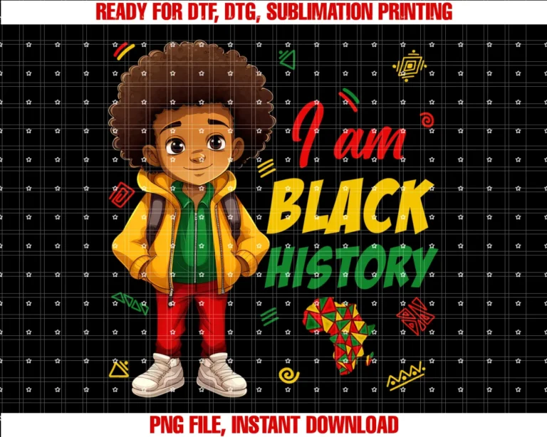 Cute I Am Black History African Boy Little Melanin Prince Tee
