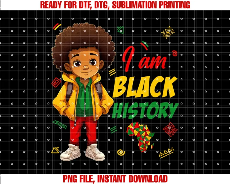 Cute I Am Black History African Boy Little Melanin Prince Tee