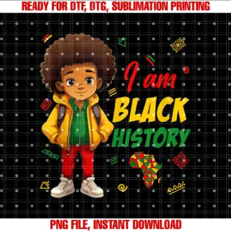 Cute I Am Black History African Boy Little Melanin Prince Tee