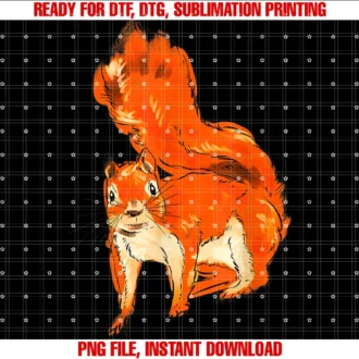 Cute Squirrel Illustration for Forest Animal Loveramerican Red Squirrel Design for Squirrels Lover and Owner Tee