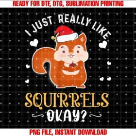 Cute Squirrel Lover Christmas Gifts for Men Womeni Just Really Like Squirrels Ok Funny Squirrel Lover Gifts Tee