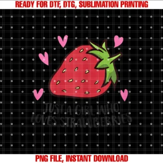 Cute Summer Fruit Teescute Strawberry Girl Just a Girl Who Loves Strawberries Tee