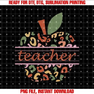 Cute Teacher Outfitsteacher Cute Leopard Apple Back to School Teacher Tee