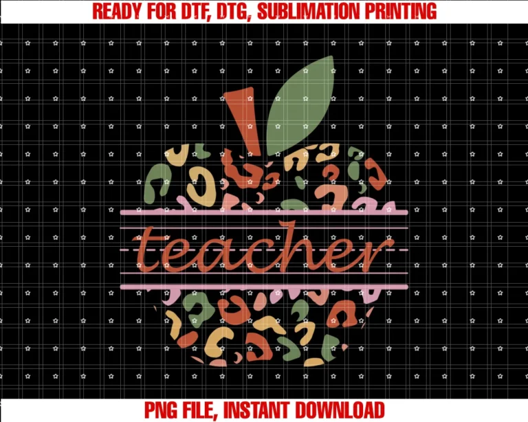 Cute Teacher Outfitsteacher Cute Leopard Apple Back to School Teacher Tee