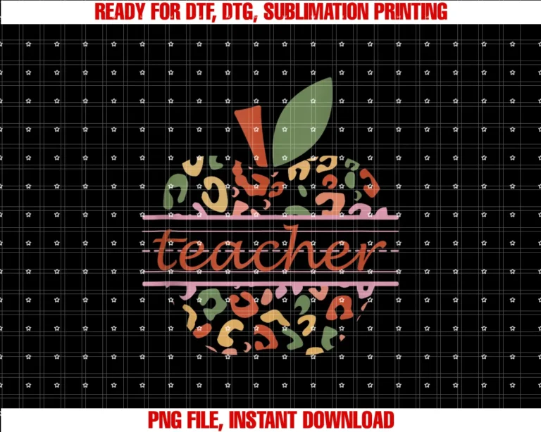Cute Teacher Outfitsteacher Cute Leopard Apple Back to School Teacher Tee