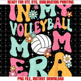 Cute Volleyball Mom Shirt in My Volleyball Mom Erain My Volleyball Mom Era Game Day Cute Retro Volleyball Mama Tee