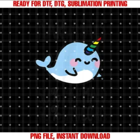 Cute Cartoon Fish Sea Life S Gifthilarious Narwhals 50 Mermaid 50 Unicorn Kids Tee
