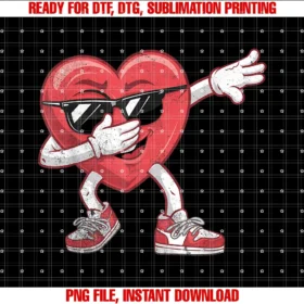 Dabbing Heart Boy Valentine Dab Love Valentinesvalentines Day Heart Dabbing Boys Girls Kids Valentine Tees Tee