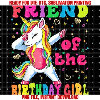 Dabbing Unicorn Birthday Family Gift Storefriend of the Birthday Princess Girl Dabbing Unicorn Tee