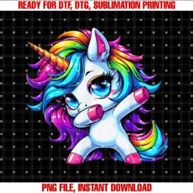 Dabbing Unicorn for Girls Kids Adults Cutedabbing Unicorn Girls Kids Women Rainbow Cute Unicorn Dab Tee