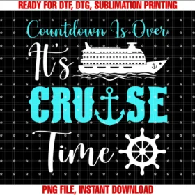 Cruise Tee for Family Designs Countdown is Overcountdown is Over Its Cruise Time Family Cruise Party 2024 Tee